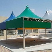 أعمال الإبداع للمظلات والسواتر 12